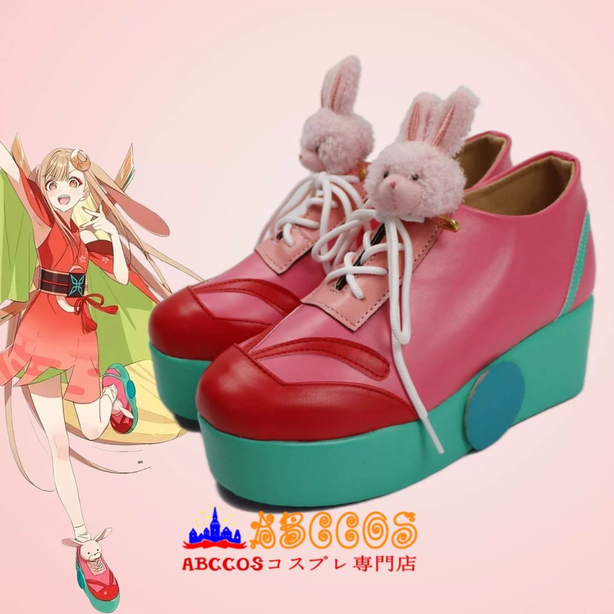 画像5: 超かぐや姫！ かぐや コスプレ靴 abccos製 「受注生産」 (5)