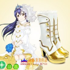 画像5: LoveLive! ラブライブ！ 小泉花陽（こいずみ はなよ）ブーツ コスプレ靴 abccos製 「受注生産」 (5)