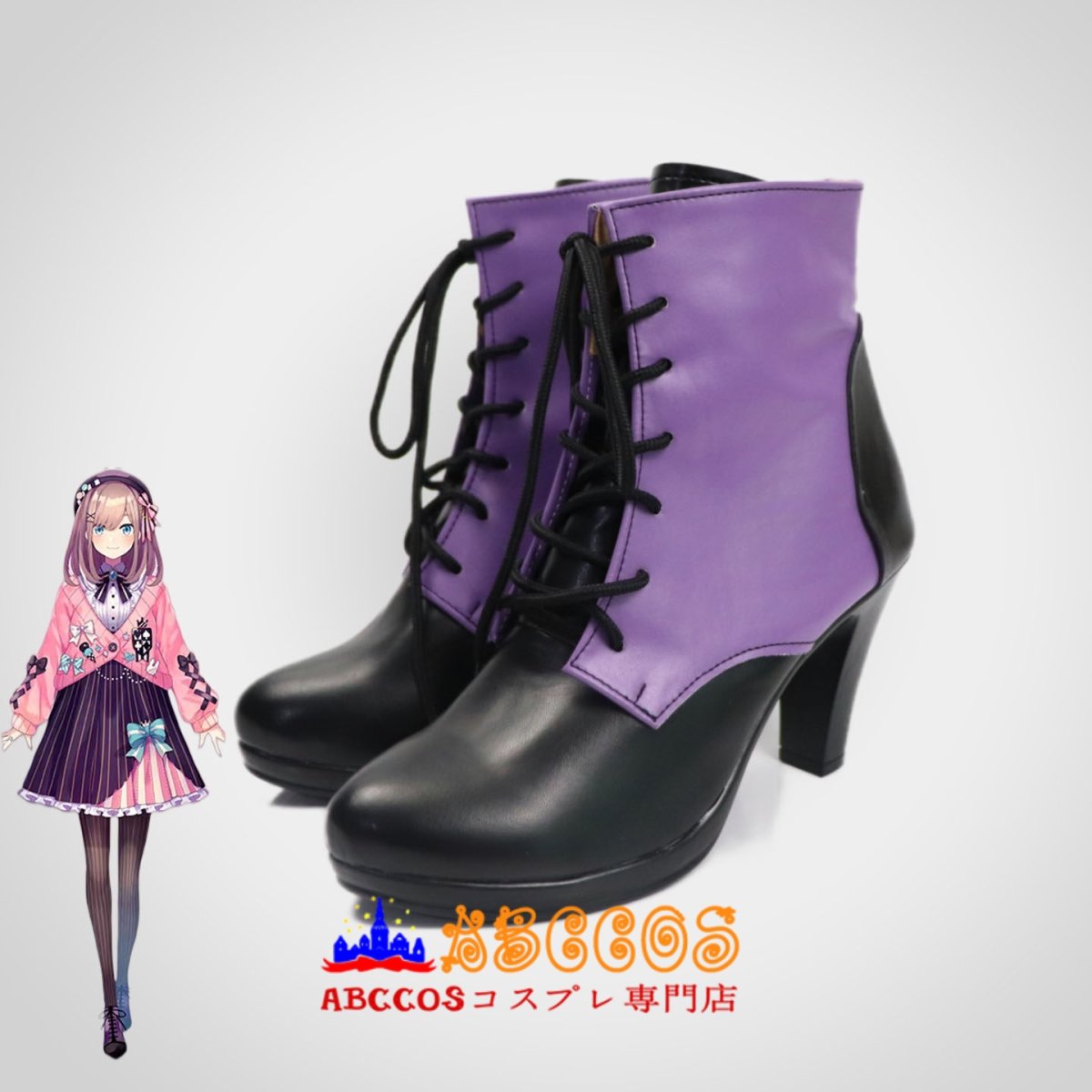 画像5: NIJISANJI にじさんじ VTuber 鈴原るる / すずはら るる コスプレ靴 abccos製 「受注生産」 (5)