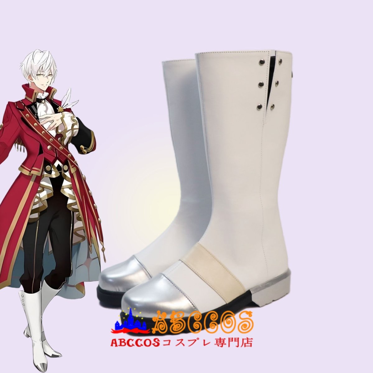 画像5: ツキウタ。霜月 隼（しもつき しゅん）コスプレ靴 abccos製 「受注生産」 (5)