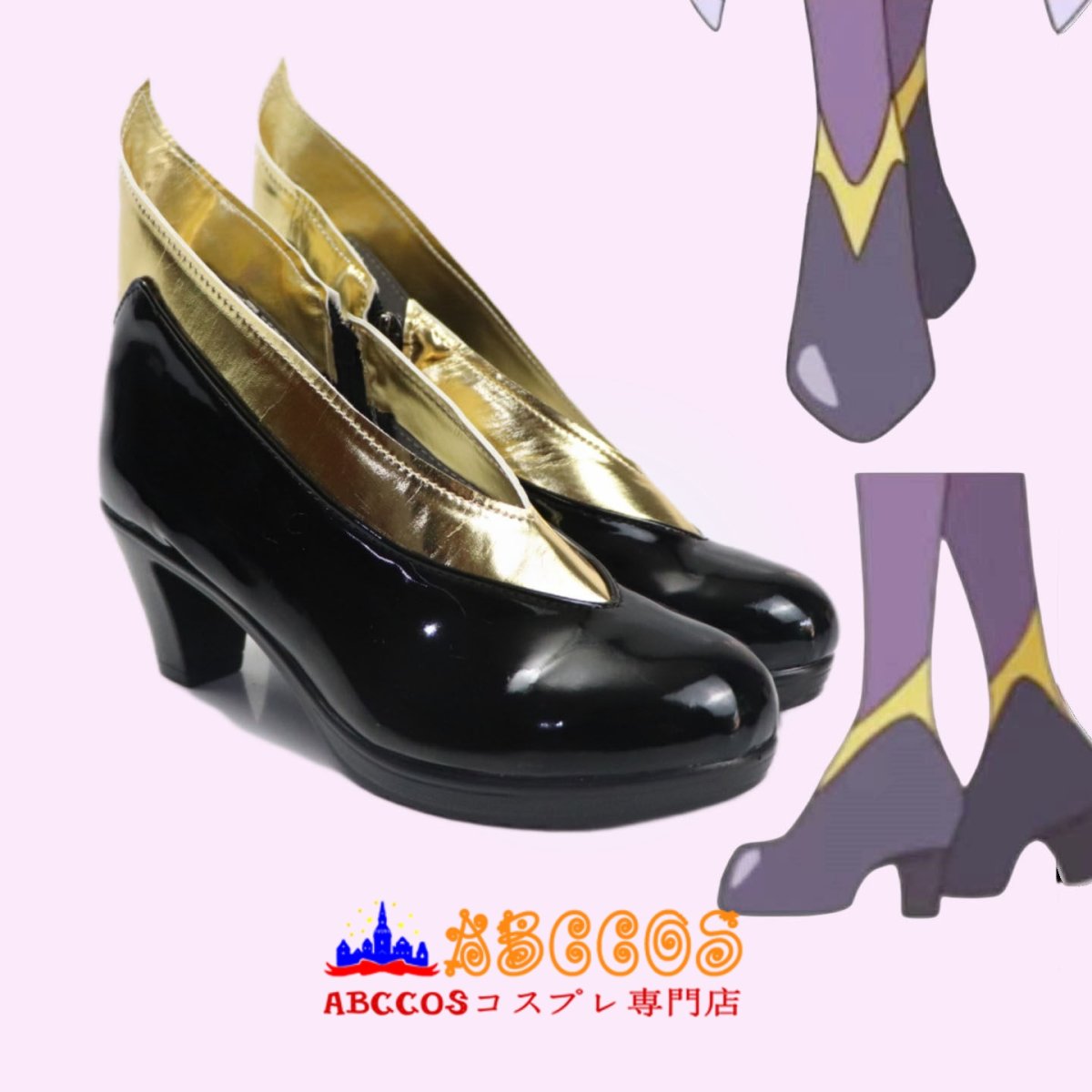 画像5: 名探偵プリキュア！Star Detective Precure! 森亜るるか（もりあ るるか）コスプレ靴 abccos製 「受注生産」 (5)