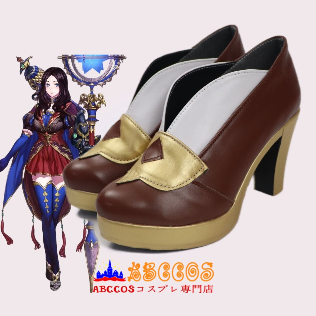 画像5: Fate/Grand Order フェイト/グランドオーダー レオナルド・ダ・ヴィンチ Leonardo コスプレ靴 abccos製 「受注生産」 (5)