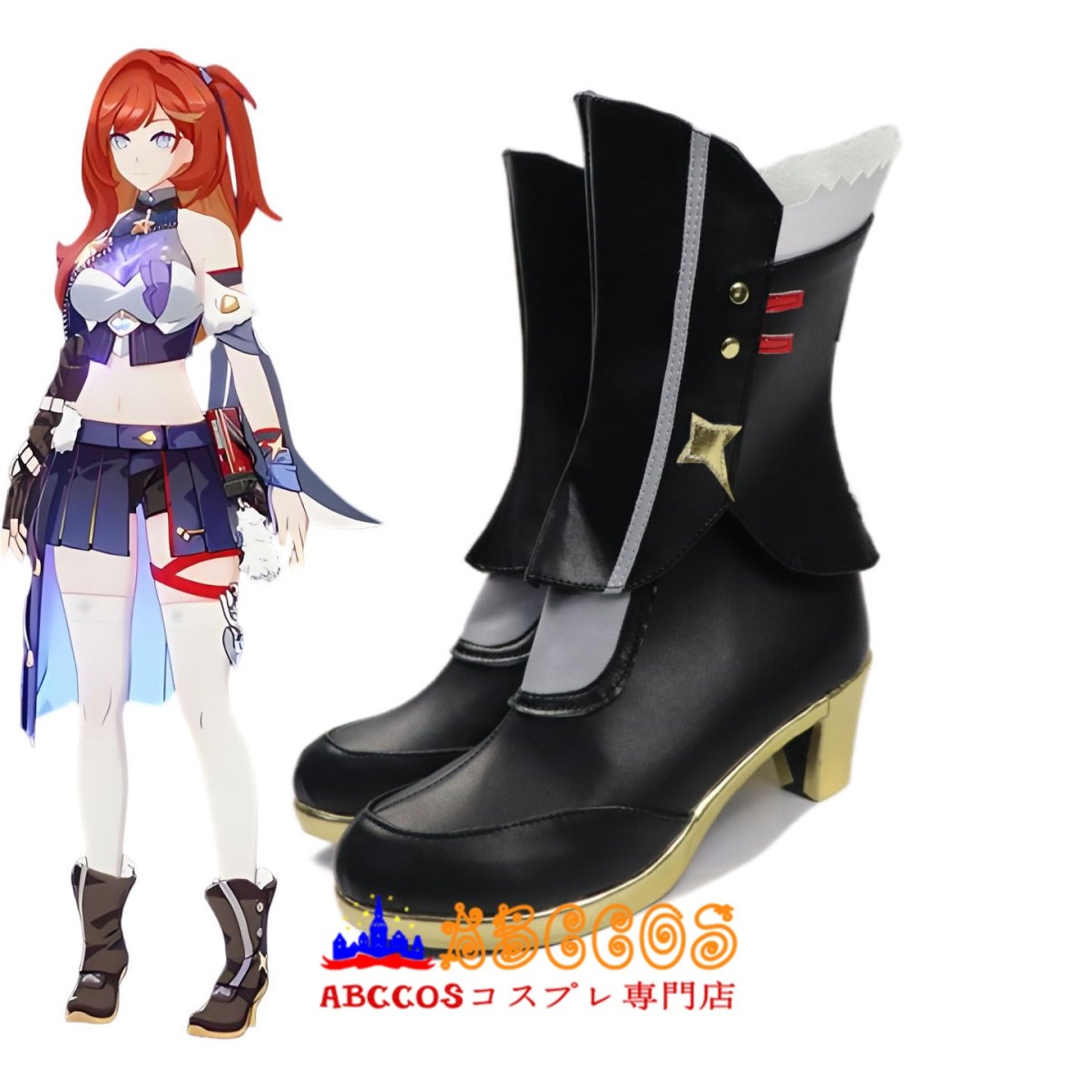 画像6: 崩壊3rd Senadina せナディア コスプレ靴 abccos製 「受注生産」 (6)