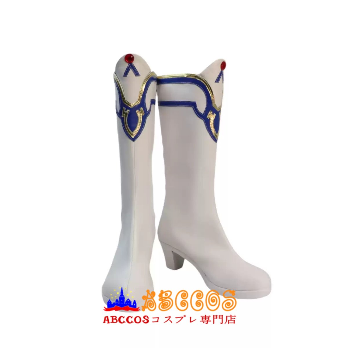 画像1: 魔法美少女戦士フォンテーヌ Fontaine Starlight コスプレ靴 abccos製 「受注生産」 (1)