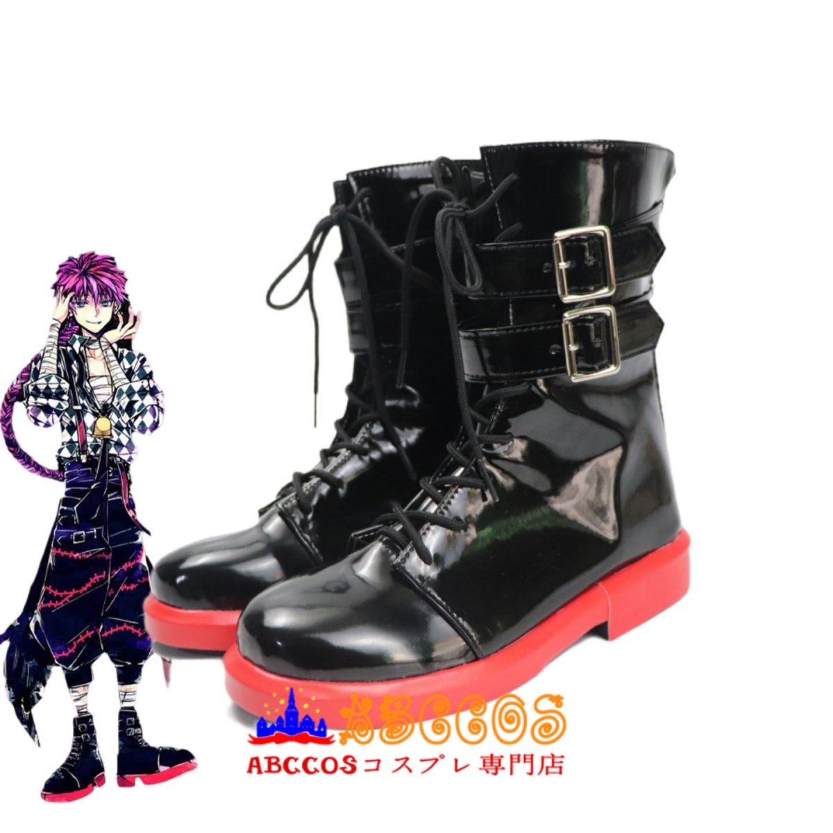 画像5: 悪魔執事と黒い猫 ラト・バッカ（Lato Bacca）コスプレ靴 abccos製 「受注生産」 (5)