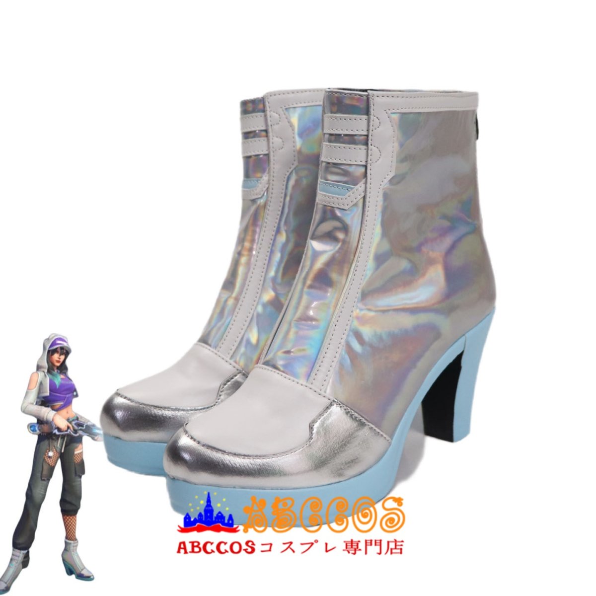 画像5: Overwatch2_X_LE_SSERAFIMA オーバーウォッチ Ashe アッシュ コスプレ靴 abccos製 「受注生産」 (5)