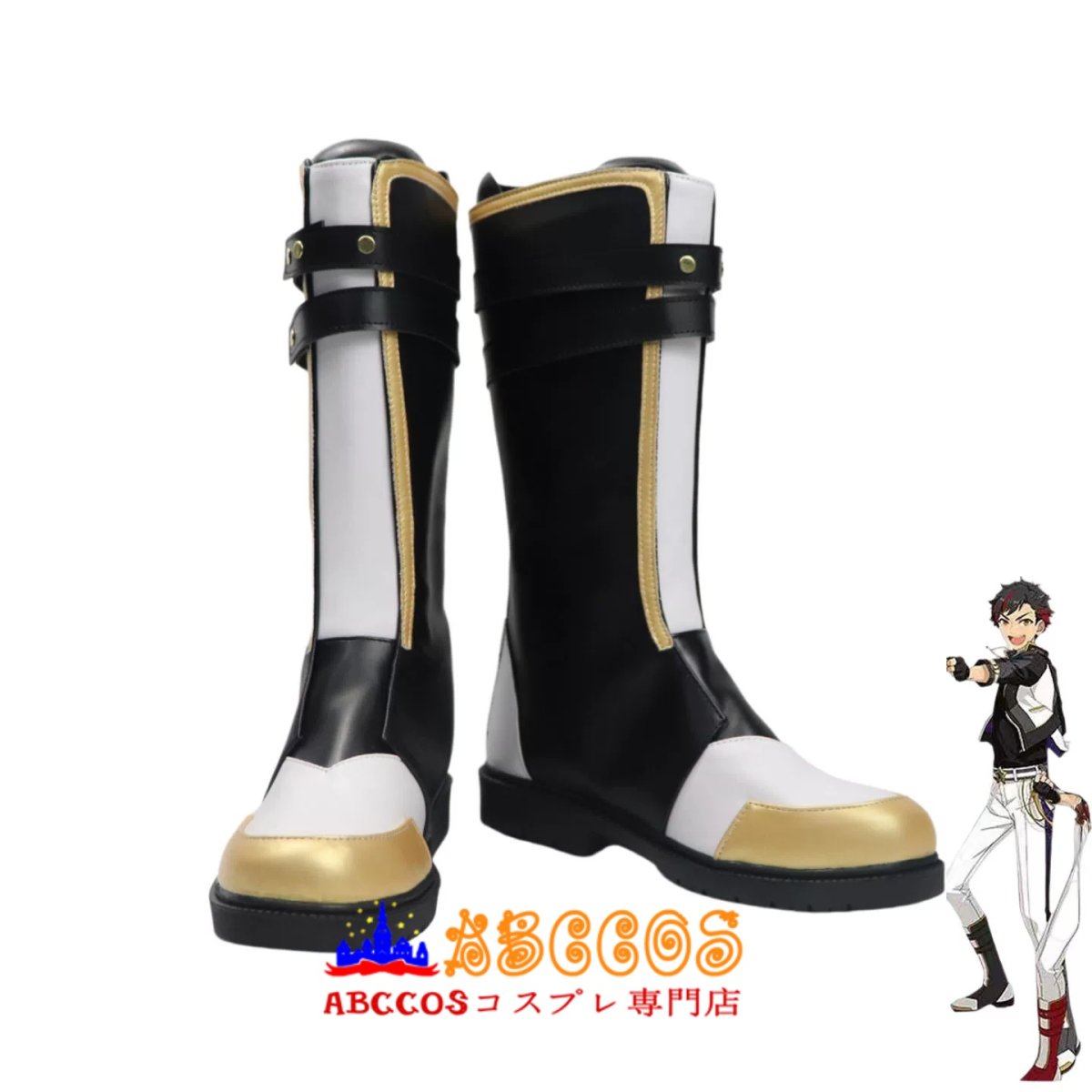 画像5: あんさんぶるスターズ! Ensemble Stars 南雲鉄虎 コスプレ靴 abccos製 「受注生産」 (5)
