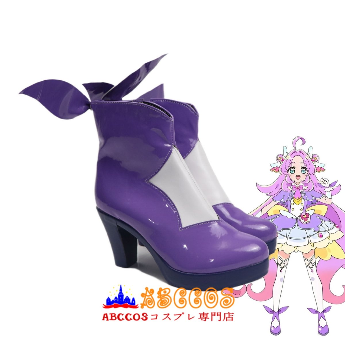画像5: 名探偵プリキュア！明智あんな コスプレ靴 abccos製 「受注生産」 (5)