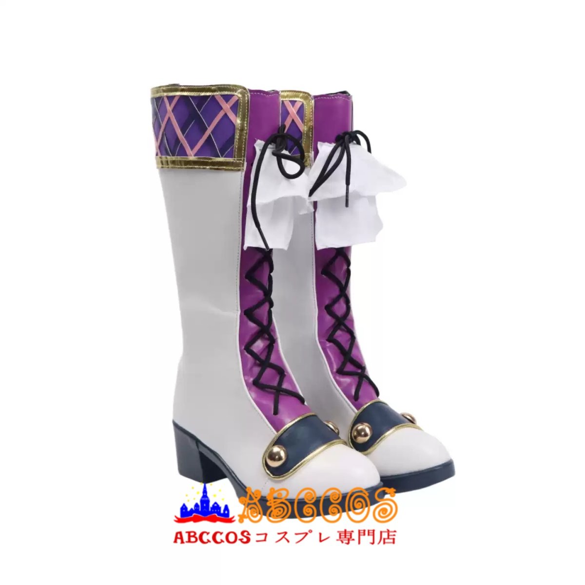 画像2: アイカツ！アイドルカツドウ！Aikatsu 氷上 スミレ（ひかみ スミレ）コスプレ靴 abccos製 「受注生産」 (2)