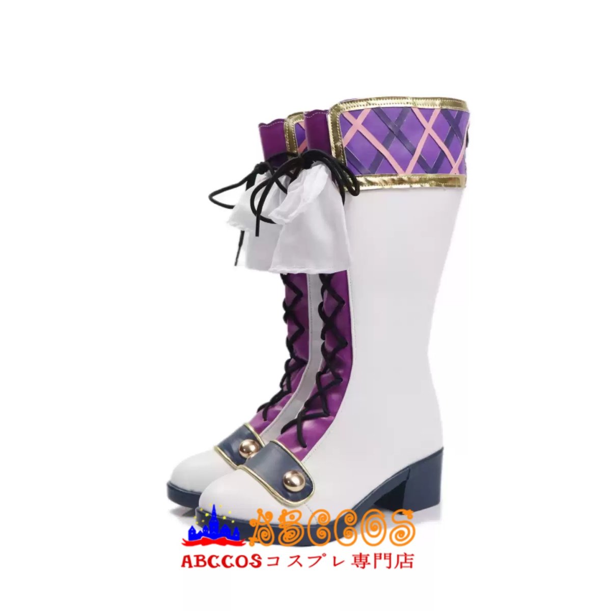 画像3: アイカツ！アイドルカツドウ！Aikatsu 氷上 スミレ（ひかみ スミレ）コスプレ靴 abccos製 「受注生産」 (3)