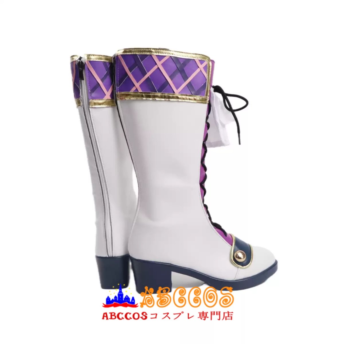 画像4: アイカツ！アイドルカツドウ！Aikatsu 氷上 スミレ（ひかみ スミレ）コスプレ靴 abccos製 「受注生産」 (4)