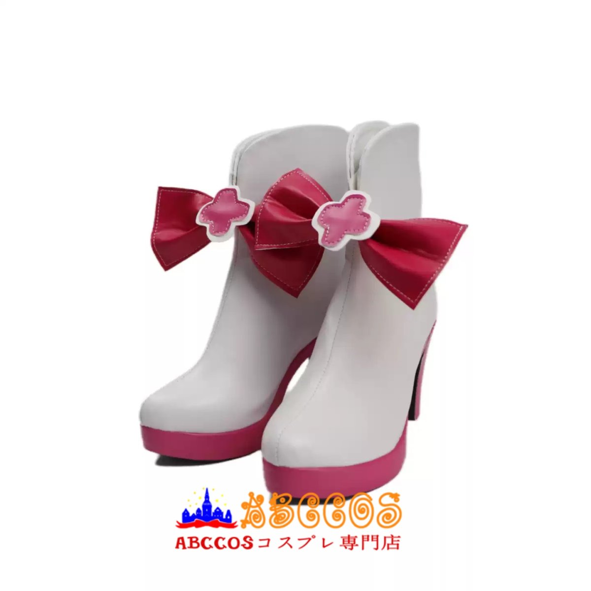 画像3: プリキュア 春野はるか/ キュアフローラ Cure Flora コスプレ靴 abccos製 「受注生産」 (3)
