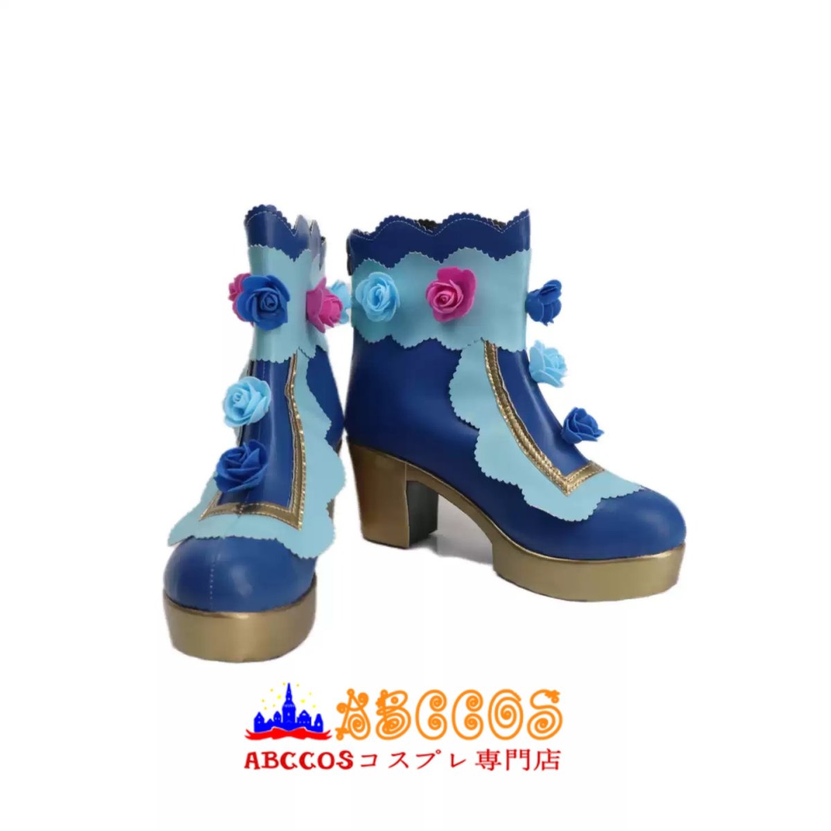 画像1: アイカツスターズ!Aikatsu Stars! 白銀リリィ（しろがね リリィ） コスプレ靴 abccos製 「受注生産」 (1)