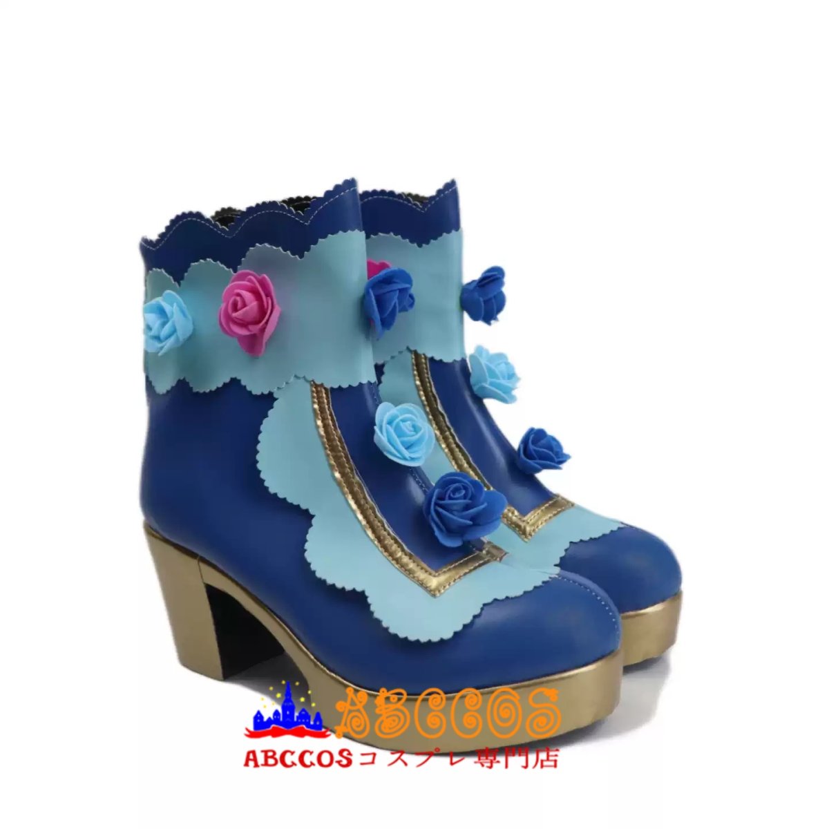 画像2: アイカツスターズ!Aikatsu Stars! 白銀リリィ（しろがね リリィ） コスプレ靴 abccos製 「受注生産」 (2)