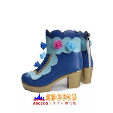 画像4: アイカツスターズ!Aikatsu Stars! 白銀リリィ（しろがね リリィ） コスプレ靴 abccos製 「受注生産」 (4)
