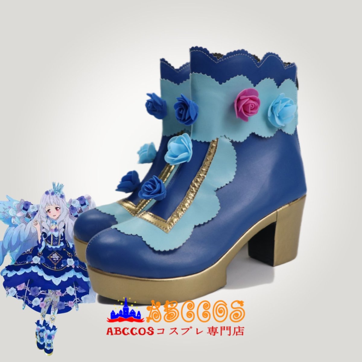 画像5: アイカツスターズ!Aikatsu Stars! 白銀リリィ（しろがね リリィ） コスプレ靴 abccos製 「受注生産」 (5)