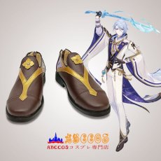 画像5: 原神 Genshin Impact 神里綾人（かみさと あやと）コスプレ靴 abccos製 「受注生産」 (5)