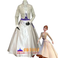 画像7: ディズニー 映画 Frozen II アナと雪の女王2  アナ Anna コスプレ衣装 abccos製 「受注生産」 (7)