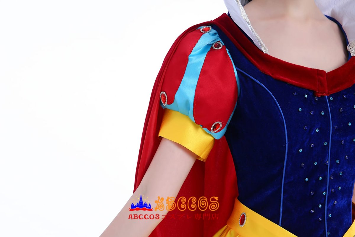 画像9: ディズニー 白雪姫 イブニングドレス コスプレ衣装 abccos製 「受注生産」 (9)