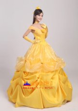 画像4: ディズニー 美女と野獣 ベル お姫様 プリンセスドレス コスプレ衣装 abccos製 「受注生産」 (4)