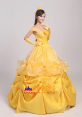 画像4: ディズニー 美女と野獣 ベル お姫様 プリンセスドレス コスプレ衣装 abccos製 「受注生産」 (4)