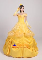 画像5: ディズニー 美女と野獣 ベル お姫様 プリンセスドレス コスプレ衣装 abccos製 「受注生産」 (5)