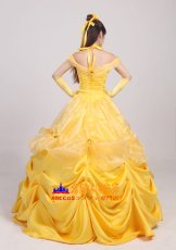 画像6: ディズニー 美女と野獣 ベル お姫様 プリンセスドレス コスプレ衣装 abccos製 「受注生産」 (6)
