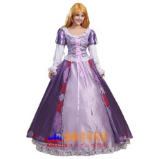 画像1: ディズニー 塔の上のラプンツェル Tangled ラプンツェル Rapunzel プリンセスドレス コスプレ衣装 abccos製 「受注生産」 (1)