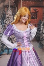 画像7: ディズニー 塔の上のラプンツェル Tangled ラプンツェル Rapunzel プリンセスドレス コスプレ衣装 abccos製 「受注生産」 (7)