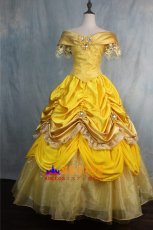 画像4: ディズニー 美女と野獣 ベル お姫様 ドレス コスプレ衣装 abccos製 「受注生産」 (4)