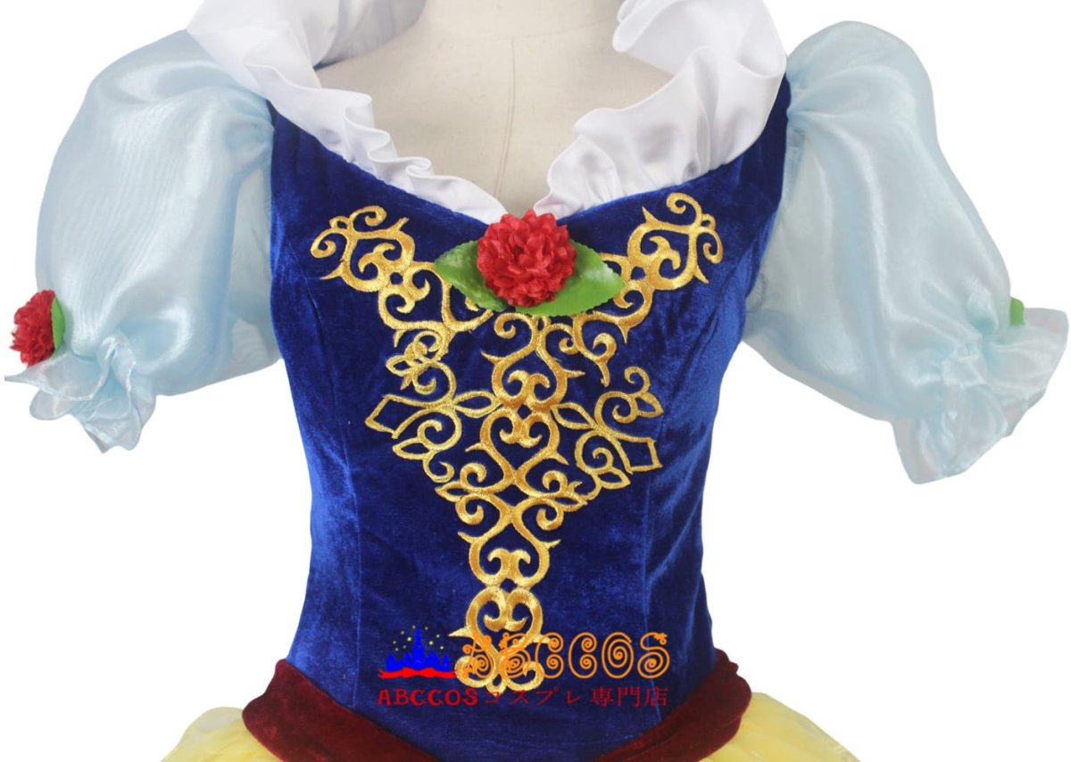 画像5: ディズニー 白雪姫 プリンセス お姫様 ダンスの練習着 コスプレ衣装 abccos製 「受注生産」 (5)