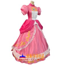 画像2: スーパーマリオブラザーズ ピーチ姫 ドレス コスプレ衣装 abccos製 「受注生産」 (2)
