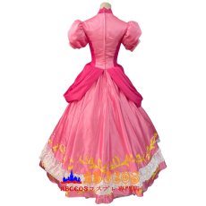 画像4: スーパーマリオブラザーズ ピーチ姫 ドレス コスプレ衣装 abccos製 「受注生産」 (4)