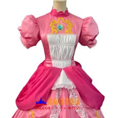 画像5: スーパーマリオブラザーズ ピーチ姫 ドレス コスプレ衣装 abccos製 「受注生産」 (5)