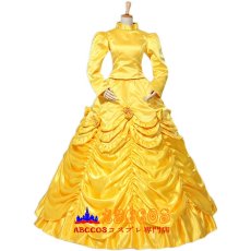 画像1: ディズニー 美女と野獣 ベル プリンセス マント コスプレ衣装 abccos製 「受注生産」 (1)