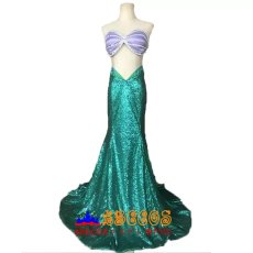 画像1: ディズニー プリンセス 人魚姫 Ariel コスプレ衣装 abccos製 「受注生産」 (1)