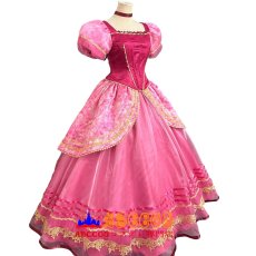 画像2: ディズニー シンデレラ 姉妹コーデ プリンセスドレス レッドバージョン コスプレ衣装 abccos製 「受注生産」 (2)
