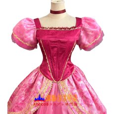 画像4: ディズニー シンデレラ 姉妹コーデ プリンセスドレス レッドバージョン コスプレ衣装 abccos製 「受注生産」 (4)