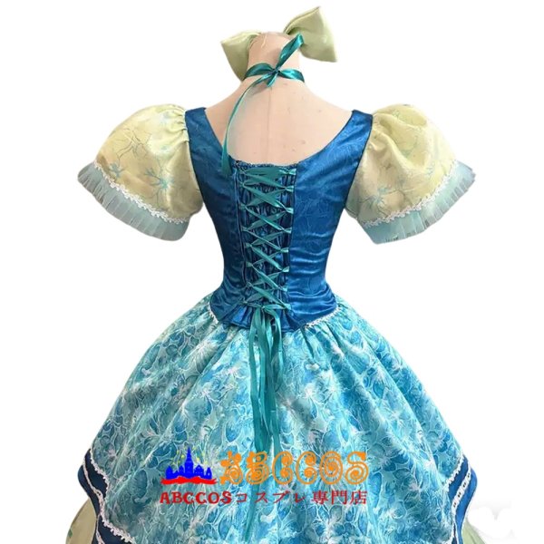 ディズニー シンデレラ 姉妹コーデ プリンセスドレス ブルーバージョン