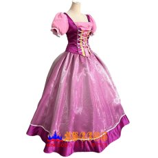 画像2: ディズニー ラプンツェル Rapunzel コスプレ衣装 abccos製 「受注生産」 (2)