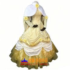 画像2: ディズニー 美女と野獣 ベル プリンセス マント コスプレ衣装 abccos製 「受注生産」 (2)