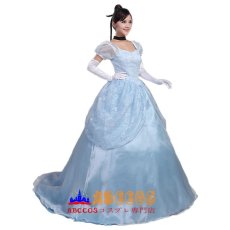 画像1: ディズニー Cinderella シンデレラ ワンピース ワンピース コスプレ衣装 abccos製 「受注生産」 (1)
