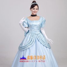 画像4: ディズニー Cinderella シンデレラ ワンピース ワンピース コスプレ衣装 abccos製 「受注生産」 (4)