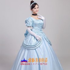 画像5: ディズニー Cinderella シンデレラ ワンピース ワンピース コスプレ衣装 abccos製 「受注生産」 (5)