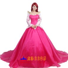 画像1: ディズニー Sleeping Beauty スリーピング・ビューティー ワンピース コスプレ衣装 abccos製 「受注生産」 (1)