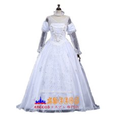 画像1: ディズニー 不思議の国のアリス Alice in Wonderland ホワイト・クイーン 白薔薇の女王 コスプレ衣装 abccos製 「受注生産」 (1)