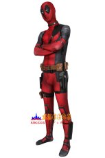 画像13: デッドプール ウェイド・ウィルソン Deadpool Wade Wilson ジャンプスーツ マスク付き コスプレ衣装 コスチューム abccos製 「受注生産」 (13)