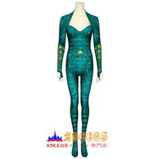 画像1: アクアマン メラ アクアマンの妻 アトランティスの女王 Aquaman Mera ジャンプスーツ コスプレ衣装 コスチューム abccos製 「受注生産」 (1)