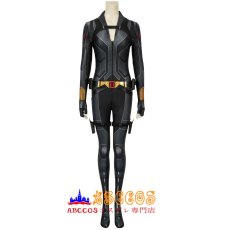 画像1: ブラック・ウィドウ ナターシャ・ロマノフ Black Widow Natasha Romanoff Black suit 全身タイツ ジャンプスーツ ベルトセット付き コスプレ衣装 コスチューム abccos製 「受注生産」 (1)