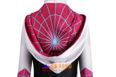 画像8: スパイダーマン:アクロス・ザ・スパイダーバース Spider-Man: Across the Spider-Verse グウェン・ステイシー / スパイダーグウェン 全身タイツ コスチューム 子供コスプレ衣装 abccos製 「受注生産」 (8)